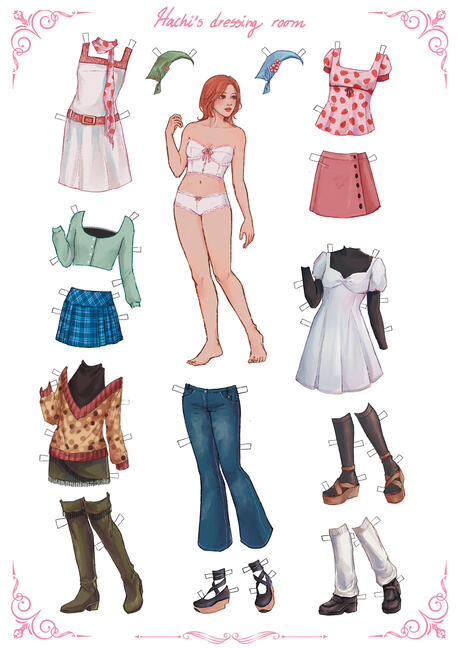 hachi's dressing room